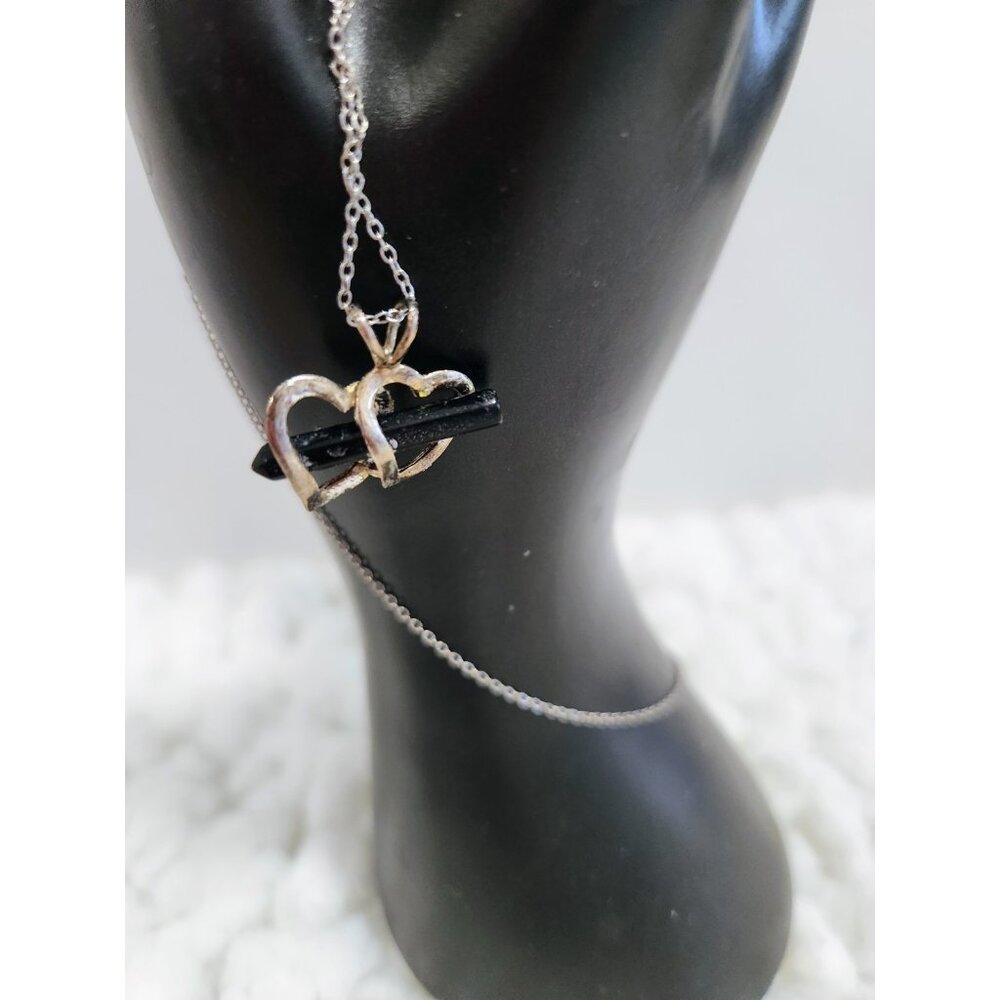 Double Heart Necklace 925